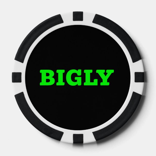 BIGLY POKER CHIP (Vorderseite)