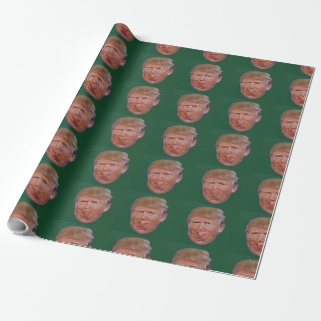 Bigly Trumped-up Wrapping Paper Geschenkpapier (Ungerollt)