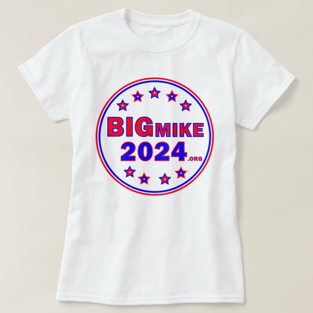 BigMike2024: T - Shirt von Frauen (Design vorne)