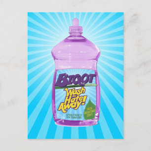 BIGOT Wasche das Hass weg! [Postkarte] Postkarte