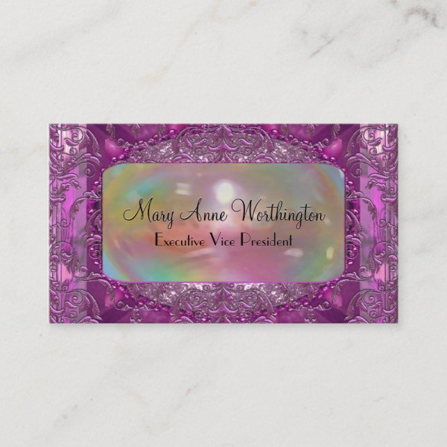 Bigsbey elegantes berufliches visitenkarte (Vorderseite)