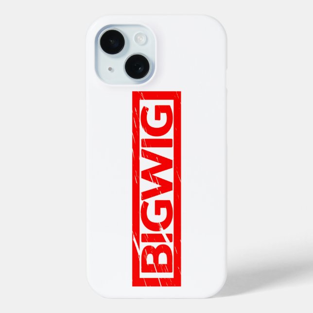 Bigwig Briefmarke Case-Mate iPhone Hülle (Rückseite)