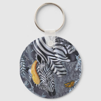 Bijou du nior et blanc schlüsselanhänger