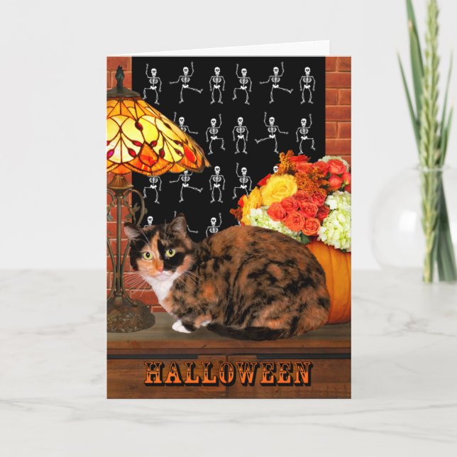 "Bijou zu Halloween" Gruß Karte (Vorderseite)