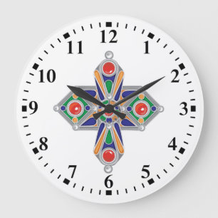Bijoux kabyle große wanduhr