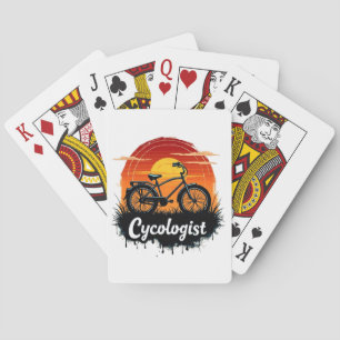 Bike Adventure des Cykologen: Das grafische T-Shir Spielkarten