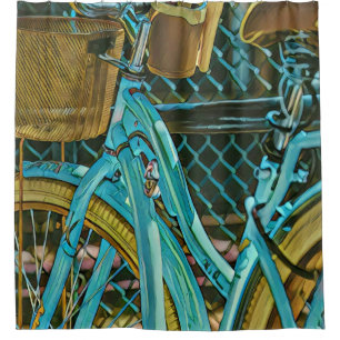 Bike Artwork Duschvorhang