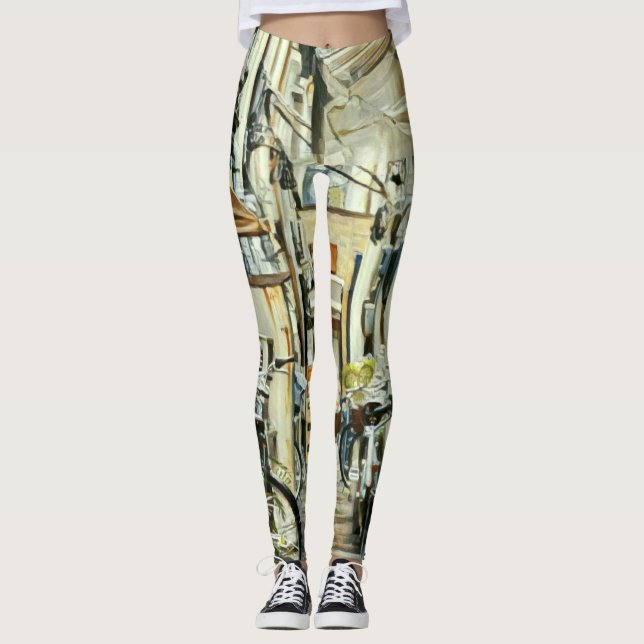 Bike Artwork Leggings (Vorderseite)