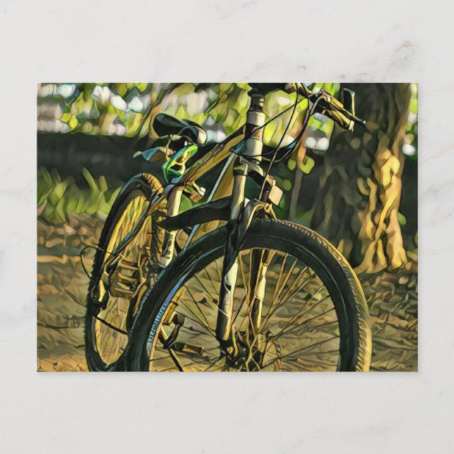 Bike Artwork Postkarte (Vorderseite)