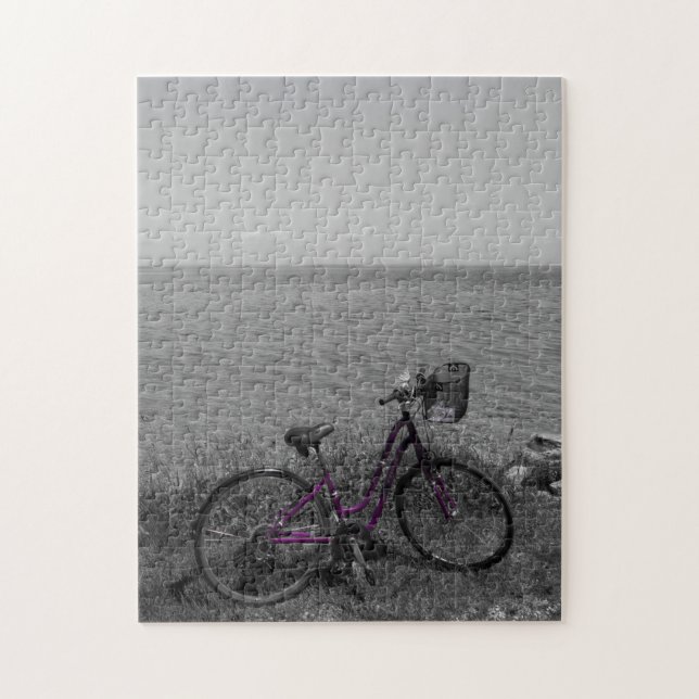 Bike bei Mackinac Auswahl Puzzle (Vertikal)