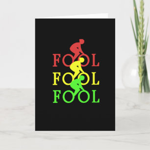 Bike Fool - Cyclist Fan Gift Karte