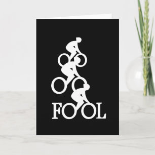 Bike Fool - Cyclist Fan Gift Karte