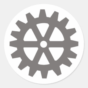 Bike Gear Runder Aufkleber