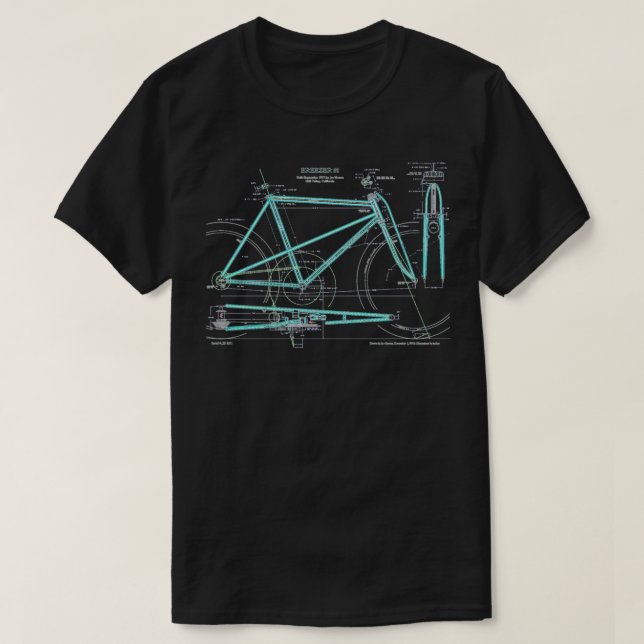 Bike Geometry T-Shirt (Design vorne)