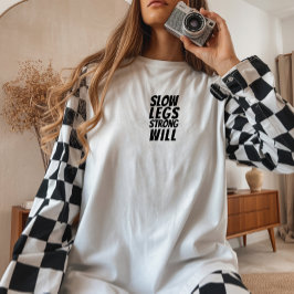 Bike Girl Ironie schwarz Tri-Blend Shirt