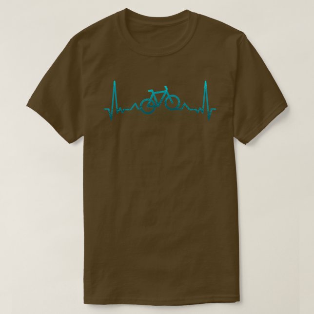 Bike HeartBeat Illustration T-Shirt (Design vorne)