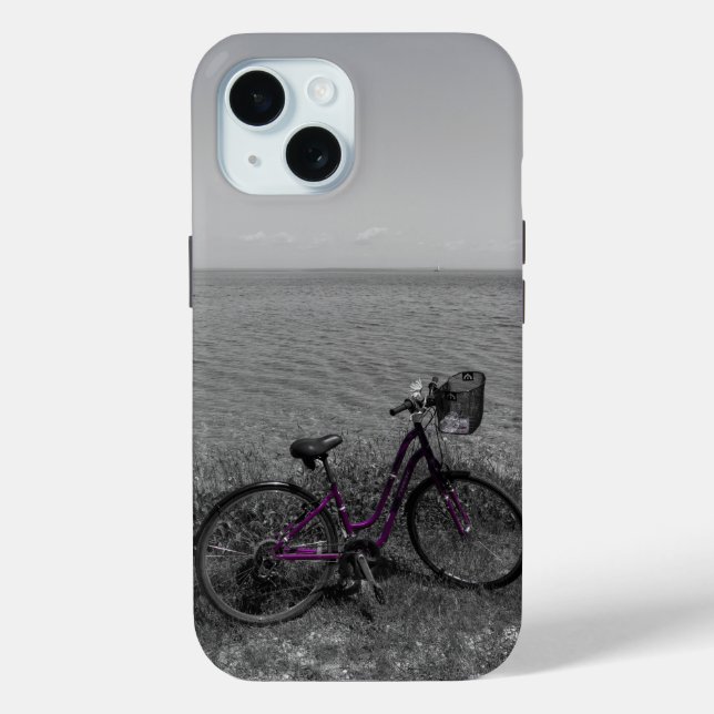 Bike im Mackinac Wählen Sie Farbe iPhone Case (Rückseite)