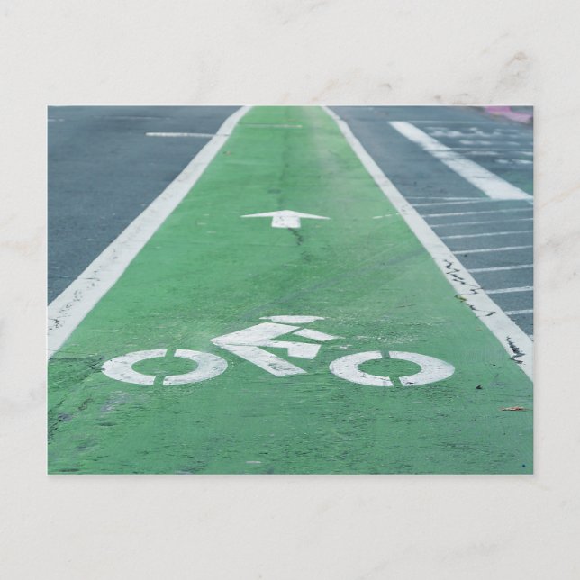 BIKE LANE POSTKARTE (Vorderseite)