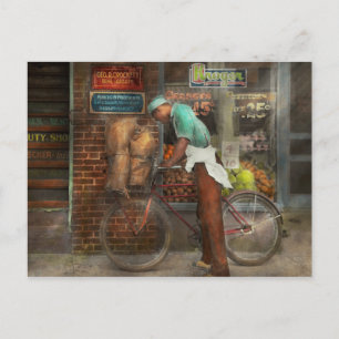 Bike - Lebensmittel 1938 liefern Postkarte