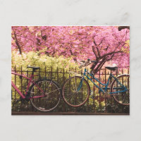 Bike Liebe Postkarte