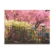 Bike Liebe Postkarte