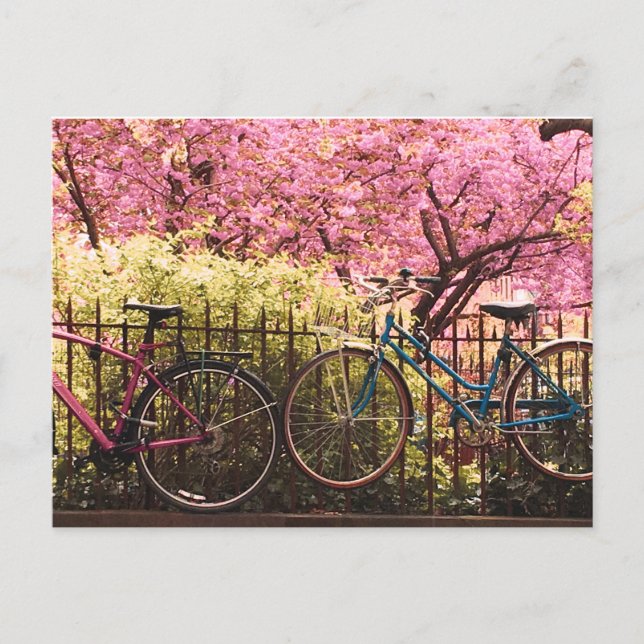 Bike Liebe Postkarte (Vorderseite)