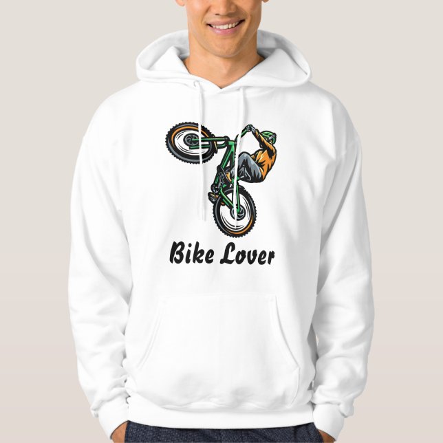 Bike Lover Einzigartiges Bike Design Hoodie (Vorderseite)