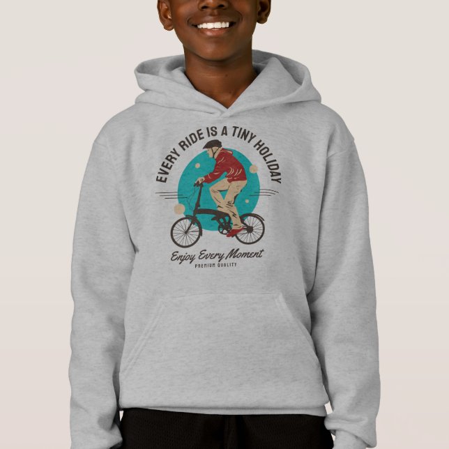 Bike Lover - Genießen Sie jeden Moment Hoodie (Vorderseite)