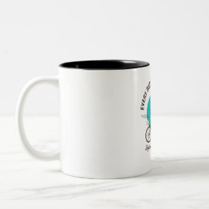 Bike Lover - Genießen Sie jeden Moment Zweifarbige Tasse