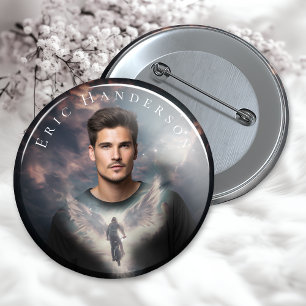 Bike Lovers Rider Anpassbare 2 Zoll lange Taste Button