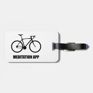 Bike Meditation App Gepäckanhänger