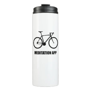 Bike Meditation App Thermosbecher