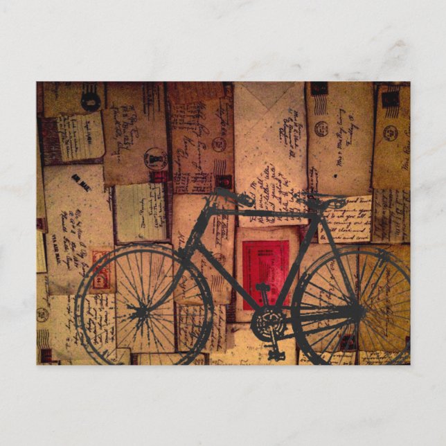 Bike Messenger postcasrd Postkarte (Vorderseite)