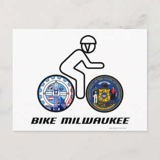 Bike Milwaukee Postkarte
