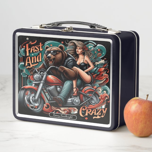 Bike mit Buddy Metall Brotdose (Beispiel)