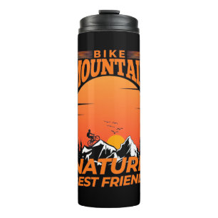 Bike Mountain Natur ist der beste Freund Thermosbecher