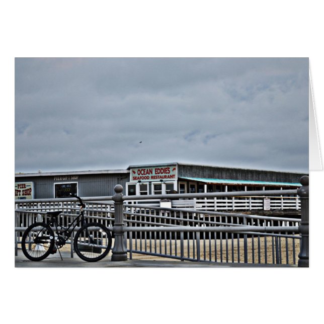 Bike On The Boardwalk von Shirley Taylor (Vorderseite (Horizontal))