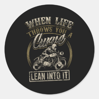 Bike Quote Motorrad Sprichwort Liebe Reiten Runder Aufkleber