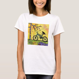 Bike & Raven T Shirt Ein spektakulärer Tag für ein