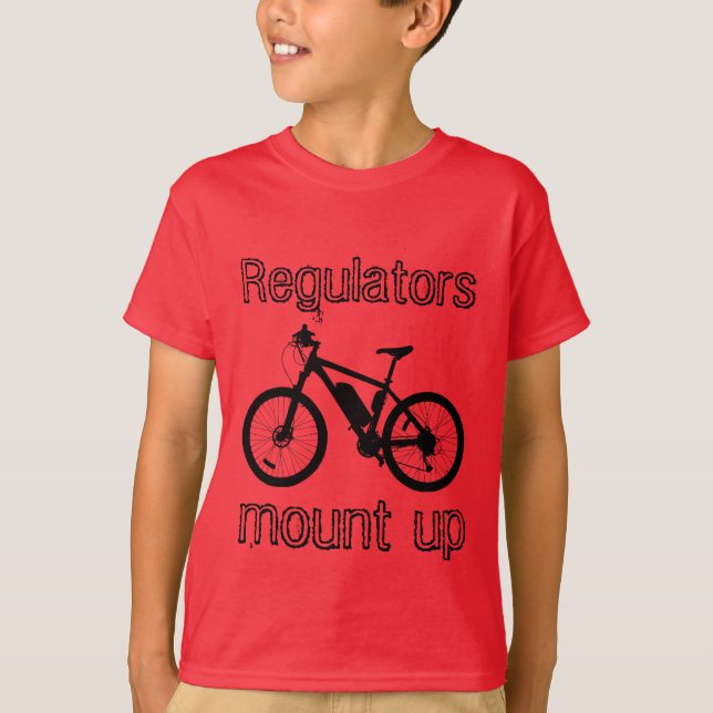 Bike-Regulierer treiben Lyric auf/zitieren Kid's T-Shirt (Vorderseite)
