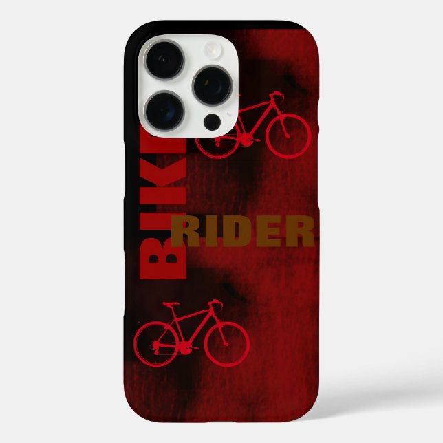 Bike Rider Red Case-Mate iPhone Hülle (Rückseite)