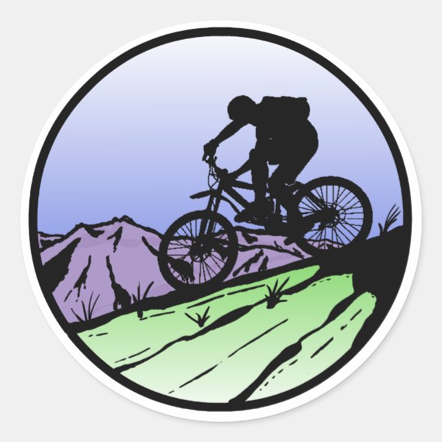 Bike Runder Aufkleber (Vorderseite)