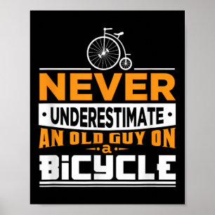 Bike Shirt für Opa-Radfahrer-Preis A Poster