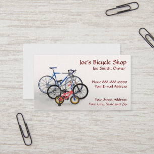 Bike Shop Inhaber Business Card Visitenkarte