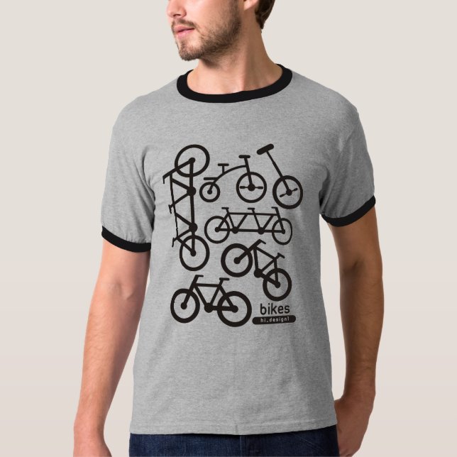 bike sign T-Shirt (Vorderseite)