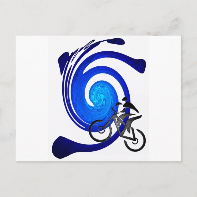 BIKE SOUL STEEP POSTKARTE (Vorderseite)