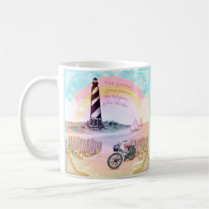 Bike Stormy Lighthouse Kaffeetasse