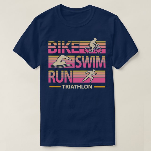 Bike Swim Run Triathlon 2 T-Shirt (Design vorne)