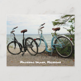 Bike the Island - Mackinac Island, Michigan Postkarte