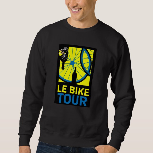 Bike Tour Kunst, Dichtung und Musik Sweatshirt (Vorderseite)